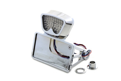 HARLEY Chrome Horizontal Noid Style Rücklicht-Kit passend für FXST ab 1986,