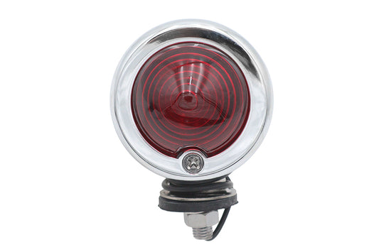 HARLEY Chrome Bullet Marker Lamp Red Single Filament Fits 0-  Custom, application