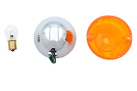 HARLEY Hinterer Blinker rechts oder links, komplett, Chrom, passend für 1986-1993 FXST,