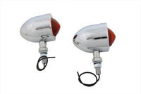 HARLEY Chrom Rot Begrenzungsleuchten-Set mit Einzelstiel, passend für 0- Custom, Anwendung