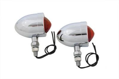 HARLEY Chrom Rot Begrenzungsleuchten-Set Passend für 0-  Custom, Anwendung