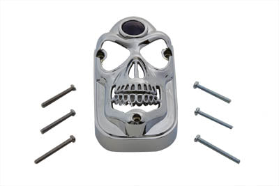 HARLEY Skull Style Blue Dot Tail Lamp Cover fits 1947-1954 FL,