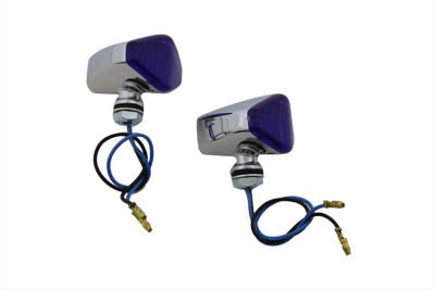 HARLEY LED Diamond Blue Lens Marker Lamp Set Fits 0-  Custom, application