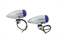 HARLEY Mini Bullet Blaue Linsen Markierungsleuchten Set Passend für 0- Anfertigung, Anwendung