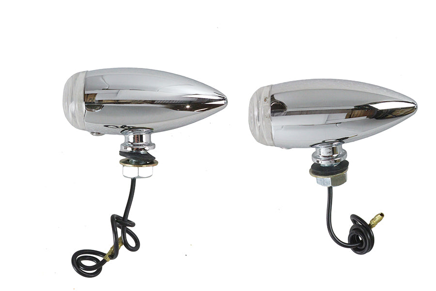 HARLEY Mini Bullet Klarglas Markierungsleuchtensatz Passend für 0-  Custom, Anwendung