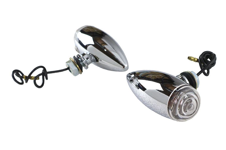 HARLEY Mini Bullet Klarglas Markierungsleuchtensatz Passend für 0-  Custom, Anwendung
