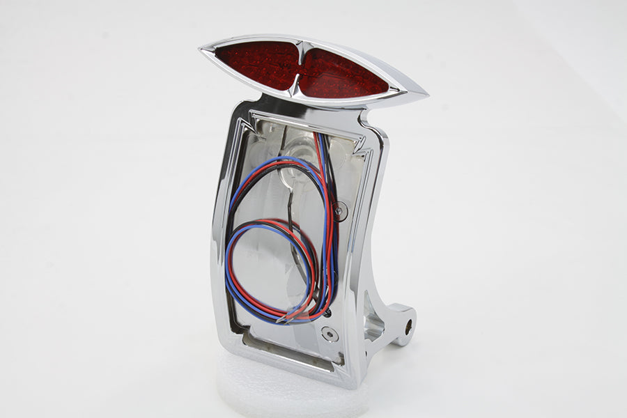 HARLEY Chrome Curved Katz Eyez Style Rücklicht-Kit passend für 0- Custom, Anwendung