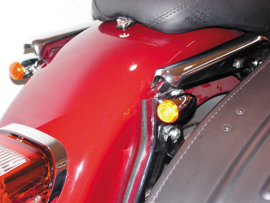 HARLEY Mini LED Bullet Amber Blinkerleuchten-Set passend für 0- Custom, Anwendung