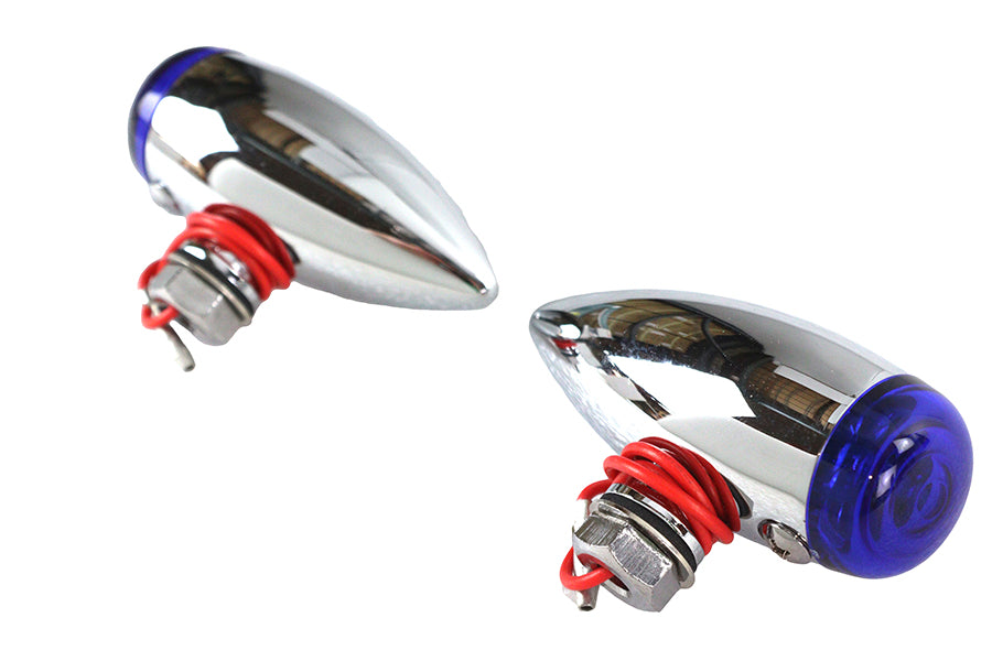 HARLEY Mini LED Bullet Blaue Linsen-Markierungsleuchtensatz Passend für 0- Custom, Anwendung