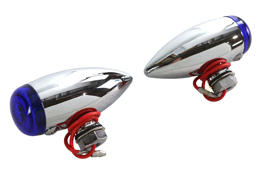 HARLEY Mini LED Bullet Blaue Linsen-Markierungsleuchtensatz Passend für 0- Custom, Anwendung