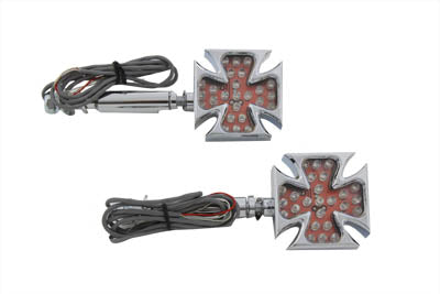 HARLEY maltesisches LED-Blinker-Set (rot) passend für 0- Custom, Anwendung