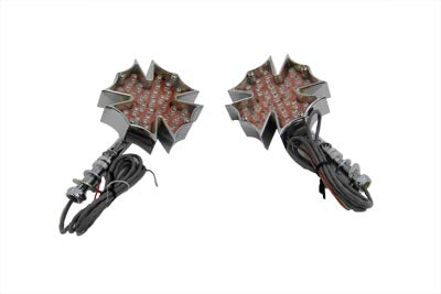 HARLEY Fireman Cross Turn Signal Set Short Stud Type Fits 0-  Custom, application