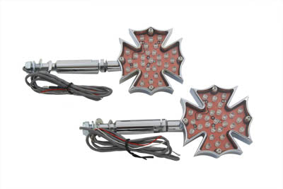 HARLEY Fireman Cross Blinker Set Lang Gewinde Passend für 0- Custom, Anwendung