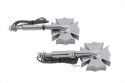 HARLEY Fireman Cross Blinker Set Lang Gewinde Passend für 0- Custom, Anwendung