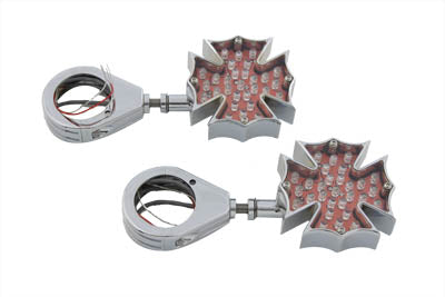 HARLEY Fireman Blinker Set mit 41mm Klemmschelle Passend für 0- Custom, Anwendung 0- Custom, ap