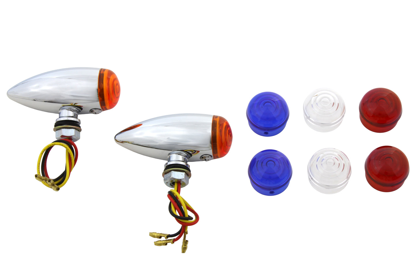 HARLEY Mini Amber LED Bullet Linsenmarkierungsleuchten-Set Passt 0- Custom, Anwendung