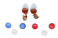 HARLEY Mini Amber LED Bullet Linsenmarkierungsleuchten-Set Passt 0- Custom, Anwendung