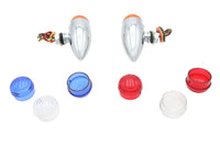 HARLEY Mini Amber LED Bullet Linsenmarkierungsleuchten-Set Passt 0- Custom, Anwendung