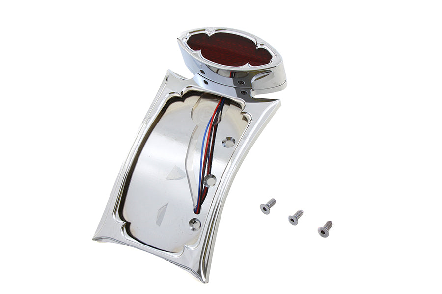 HARLEY Curved Rücklicht und Nummernschildhalterung Odin Style Passend für 0- Ersatz, Anwendung