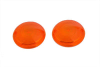 HARLEY Blinker Bernstein Stock Style Linsensatz Passend für 1965-1984 FL,