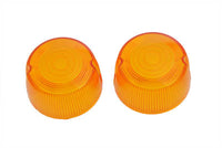 HARLEY Blinkergläser-Set Standardausführung Bernstein, passend für 1973-1985 XL, 1973-1984 FX, 1982-1985 FXR,