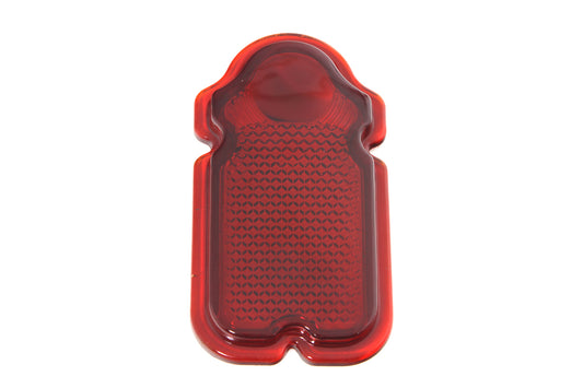 HARLEY Red Glass Tombstone Tail Lamp Lens fits 1947-1954 FL,