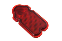 HARLEY Red Glass Tombstone Tail Lamp Lens fits 1947-1954 FL,