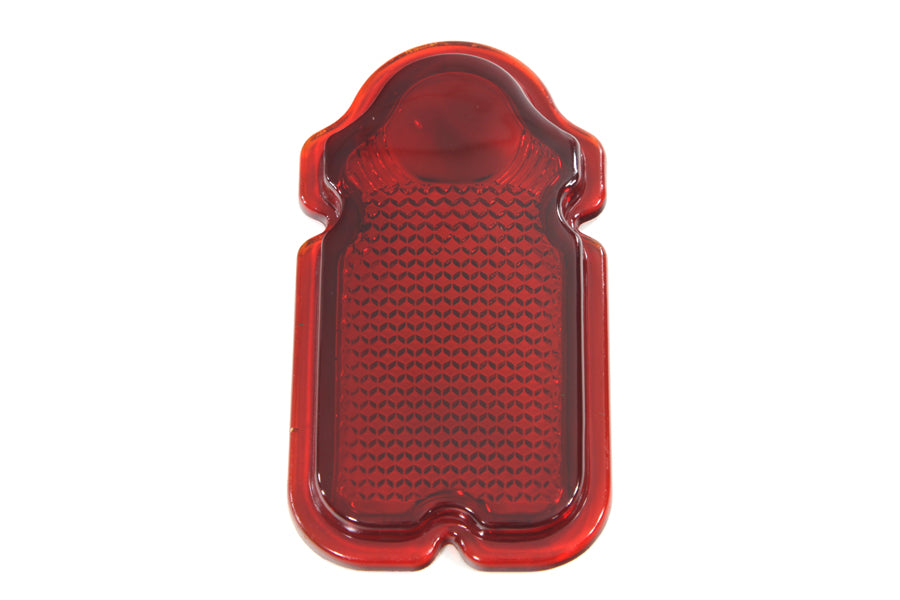 HARLEY Red Glass Tombstone Tail Lamp Lens fits 1947-1954 FL,
