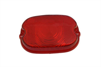 HARLEY Rücklicht Standardtyp Rote Kunststofflinse Passt 1955-1972 FL, 1955-1972 XL, 1971-1972 FX,