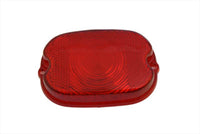 HARLEY Rücklicht Standardtyp Rote Kunststofflinse Passt 1955-1972 FL, 1955-1972 XL, 1971-1972 FX,