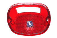HARLEY Rücklichtglas rot mit blauem Punkt Passend für 1973-1984 FL, 1973-1998 XL, 1991-1998 FXD, 1973-1