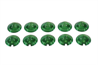 HARLEY Bullet Style Marker Lamp Green Lens Fits 0-  Custom, application for bullet style marker lamp