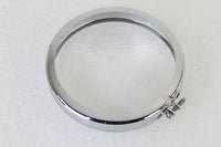 HARLEY 4-1/2 Zoll verchromte Spotlampen-Zierblende, passend für 1964-1984 FL, 1979-UP FLT, 1986-UP FLST,