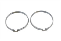 HARLEY 5-3/4 Zoll Scheinwerfer Chrom-Außenring-Set Passend für 1963-1984 FX,   1963-UP XL,   1982-1994 FXR,