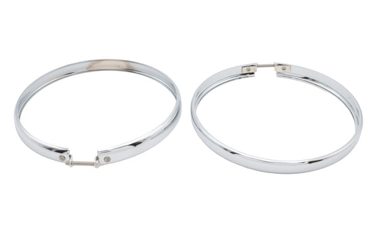 HARLEY 5-3/4 Zoll Scheinwerfer Chrom-Außenring-Set Passend für 1963-1984 FX,   1963-UP XL,   1982-1994 FXR,