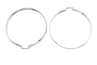 HARLEY 5-3/4 Zoll Scheinwerfer Chrom-Außenring-Set Passend für 1963-1984 FX,   1963-UP XL,   1982-1994 FXR,