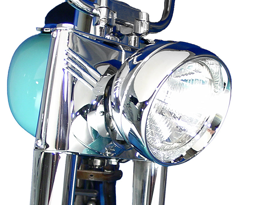 HARLEY 7 Zoll Scheinwerfer Chrom „Frenched“ Zierring passend für 1994-2017 FLSS,   1994-2017 FLS,   1994-2017 F