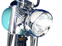 HARLEY 7 Zoll Scheinwerfer Chrom „Frenched“ Zierring passend für 1994-2017 FLSS,   1994-2017 FLS,   1994-2017 F