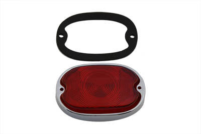 HARLEY Glas- und Felgen-Kit für Stock Rücklicht Passend für 1955-1972 FL, 1955-1972 XL, 1971-1972 FX,