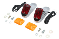 HARLEY Deco Marker Lamp Set Bulb Type With Red and Amber Lenses Fits 0-  Custom, application