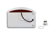 HARLEY Chrom „Slice“ LED Rückleuchtenbaugruppe horizontal passend für 1984-2007 FXST, 1986-2007 FLST, 2006-