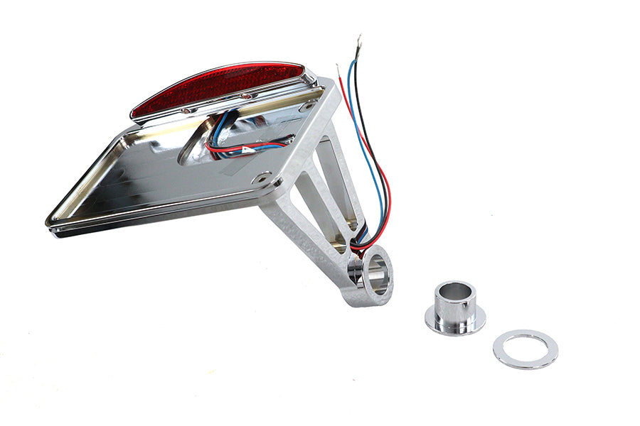 HARLEY Chrom „Slice“ LED Rückleuchtenbaugruppe horizontal passend für 1984-2007 FXST, 1986-2007 FLST, 2006-