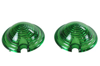 HARLEY Bullet Style Positionsleuchten Grünes Linsen-Set Passt 0- Custom, Anwendung für Bullet-Style Positionsleuchten