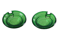 HARLEY Bullet Style Positionsleuchten Grünes Linsen-Set Passt 0- Custom, Anwendung für Bullet-Style Positionsleuchten