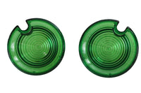 HARLEY Bullet Style Positionsleuchten Grünes Linsen-Set Passt 0- Custom, Anwendung für Bullet-Style Positionsleuchten