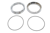 HARLEY French Style Blinker Zierring Kit Passt für 1988-UP FLT, 1988-UP FLST,