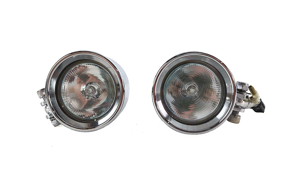 HARLEY Chrom-Torpedomarkierungsleuchten-Set mit klarem Glas, passend für 0- Custom-Anwendungen