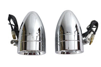 HARLEY Chrom-Torpedomarkierungsleuchten-Set mit klarem Glas, passend für 0- Custom-Anwendungen