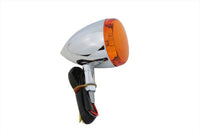 HARLEY Chrom Blinker vorne im Torpedo-Stil passend für 2001-UP FXSTD,