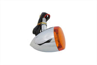 HARLEY Chrom Blinker vorne im Torpedo-Stil passend für 2001-UP FXSTD,